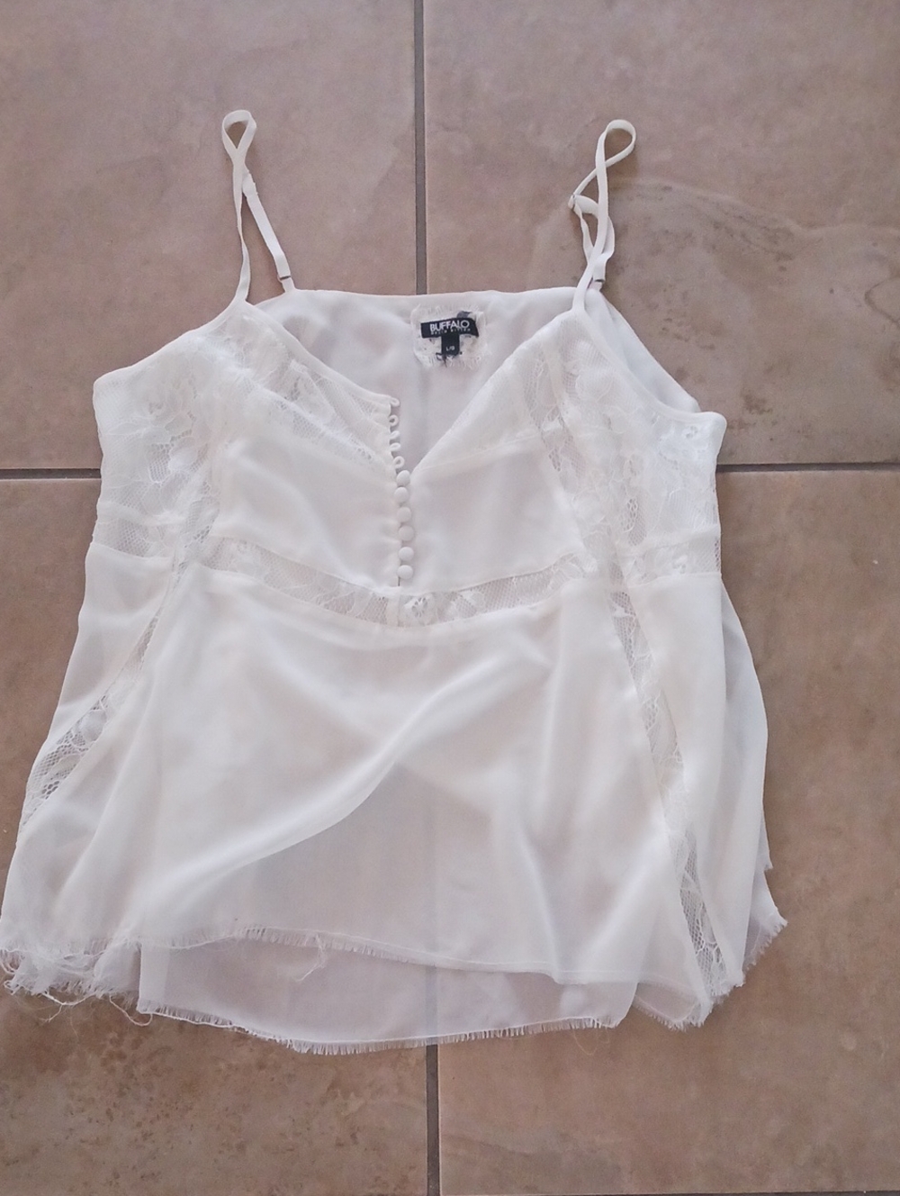 Buffalo David Bitton Lace-Trim Cami